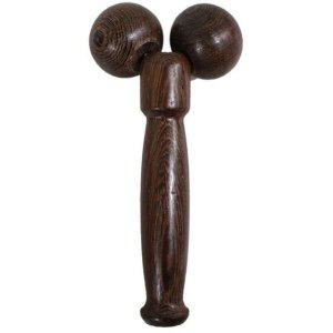 목 마사지 나무 지압기 고급 안마기 얼굴 마사지기 태극형