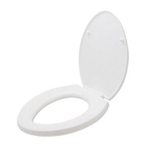 양변기 시트 중형 O형 욕실 용품 대형 변기 커버 위생