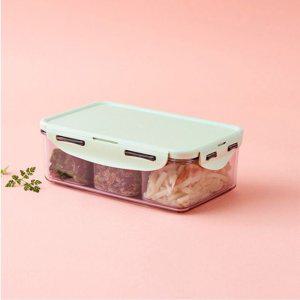 락앤락 비스프리 투명 밀폐용기 퓨어 반찬통 직사각 1.0L LBF817C