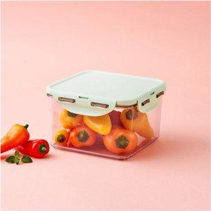 락앤락 비스프리 투명 밀폐용기 퓨어 반찬통 정사각 1.3L LBF822D