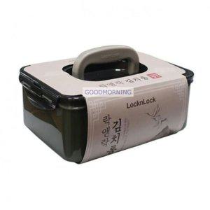 밀폐용기 2.6L 1P 김치 반찬통 냉장고 락앤락 카키 김치통 용기