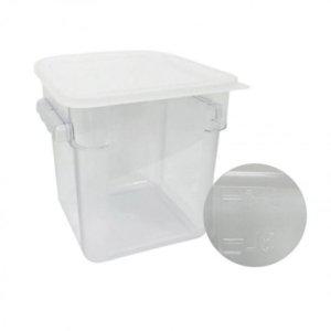 밀폐용기 4L 사각 정돈 펜트리 업소용 식재료 내열성 보관 소 창고