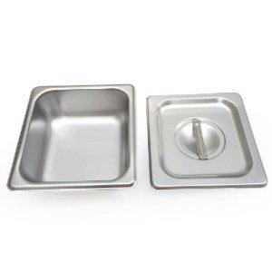 밀폐용기 (뚜껑포함) 스테인레스 밧드 반찬통 2인치 식당 주방 보관