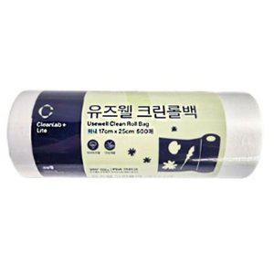크린랩 유즈웰 크린롤백500매 17cmX 25cm 다용도비닐