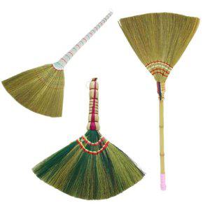 갈대빗자루 미니빗자루 대나무손잡이 청소 빗자루