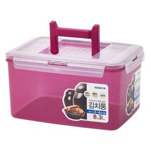 코멕스 김치통 마젠타 김장통 김장김치 보관함 3.6L