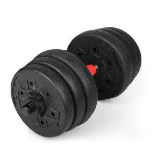 런웨이브 웨이트 더블리프팅 헬스아령 바벨15kg 1개