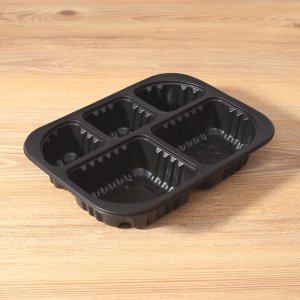 PP실링용기 BF 19153-5A 블랙 900개 일회용 포장용기