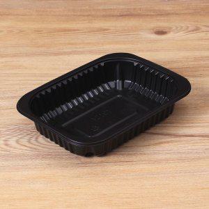 PP실링용기 BF19154 블랙 900개 일회용 배달 포장용기