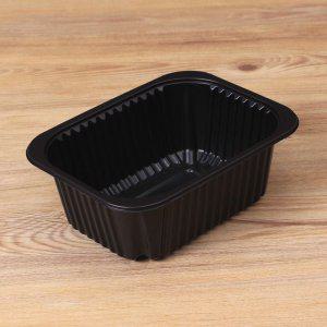 PP실링용기 BF19157 블랙 900개 일회용 배달 포장용기