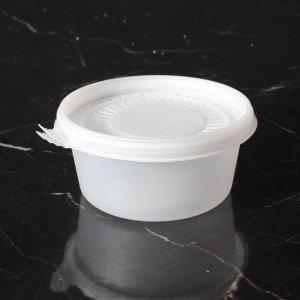 일회용죽용기 BF반죽원형 350 백색800세트 죽포장용기