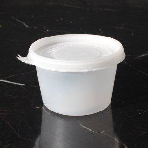 일회용죽용기 BF반죽원형 550 백색800세트 죽포장용기