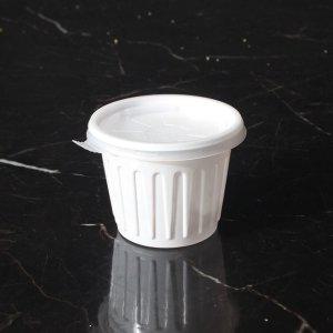 일회용소스용기 JH75파이 소 화이트3000세트 포장용기