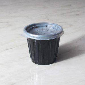 일회용소스용기 JH 75파이 대 블랙 3000세트 포장용기