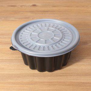 탕용기 JH 구 냉면용기 대 블랙 400세트 일회용 포장