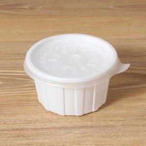 일회용소스용기 BF 95파이 소 화이트 1000세트 일회용