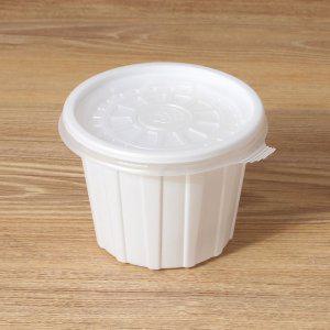 일회용소스용기 BF 95파이 대 화이트 1000세트 일회용