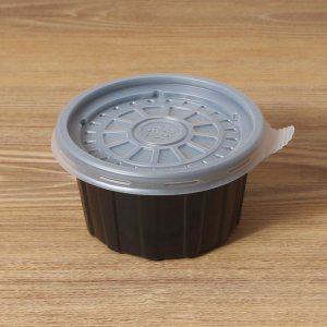 일회용소스용기 BF 95파이 소 블랙 1000세트 일회용