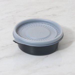 일회용죽용기 BF 반죽 원형 250 블랙 800세트 일회용