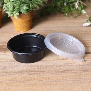 일회용 소스용기 68파이 특소 블랙 3000세트 소스컵