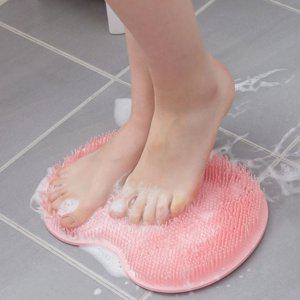 매트 발세척 발바닥 제거 용품 족욕발 세척솔 각질 발피로