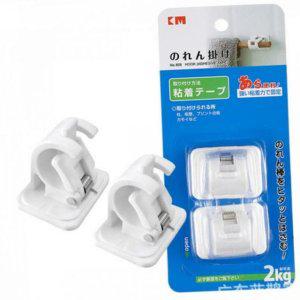 봉 다용도 고정 지지대 브라켓 벽걸이 커튼 부착식