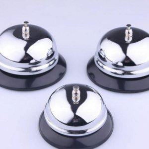 스테인레스 벨 호출 카운터 식당용 탁상용 매장용 알림용