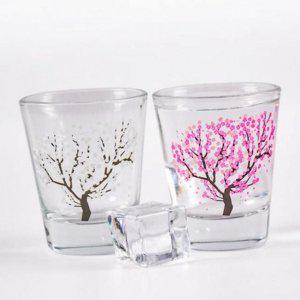 색 잔 변하는 매직 술자리 벚꽃 신기한 소주