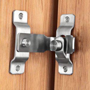 장치 잠금 슬라이딩 스텐 문 문걸쇠 코너 미닫이 걸고리