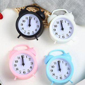건전지 무소음 심플 아날로그 인테리어 시계 탁상용 침실 알람