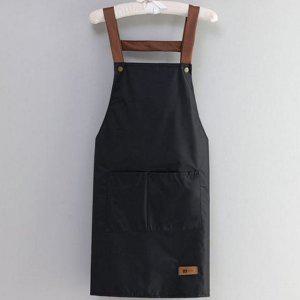 주머니 앞치마 요리용 주방 방수 성인용 심플 생활