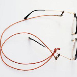 목걸이 데일리 가죽 핸드메이드 수제 줄 안경 고리