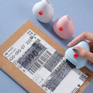 스탬프 보안 송장 택배 지우개 가리개 개인 정보 보호