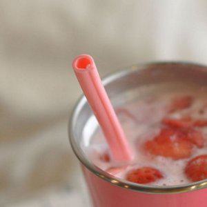 조립형 실리콘 휴대용 빨대 음료용 밀크티 벤티 재사용 위생