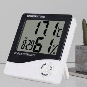 탁상용 온습도계 습도계 실내 가정용 온도계 디지털 시간