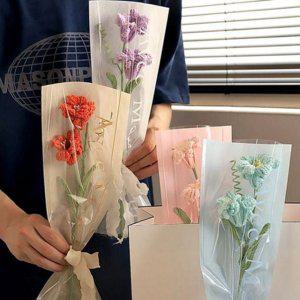 포장 한송이 20매 광택 플로드지 꽃 포장지 선물 졸업식