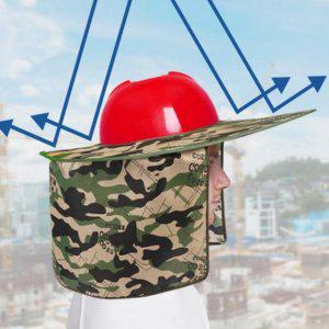 땀받이 안전모 쿨링 쉴드 안전모넥 작업용 가리개 햇빛 그늘막