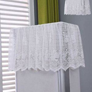 커버 사각형 스탠드 인테리어 에어컨 덮개 방진 잔꽃 레이스