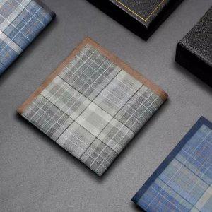 남성 체크 데일리 패션 손수건