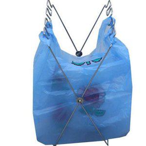 휴대용 봉투 쓰레기통 거치대 야외용 분리수거함 접이식 스탠드