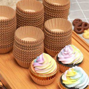 제과 컵 크라프트 머핀 일회용 코팅 베이킹 유산지