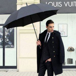 대형 3인용 자동 튼튼한 초대형 방수 장우산 강풍 방풍