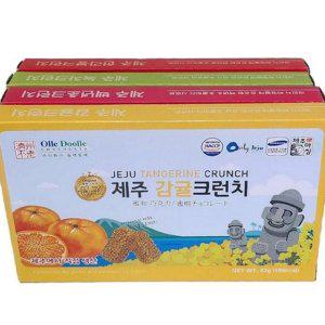 선물용 한라봉 감귤 제주 녹차 초콜릿 크런치
