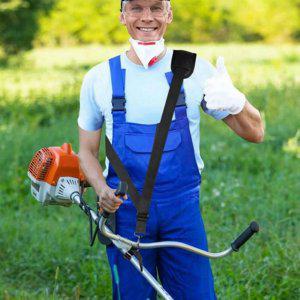 부담 끈 제초 멜빵 작업 어깨 예초기 스트랩 보조