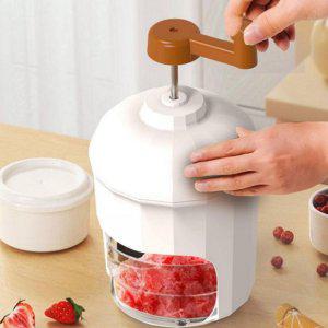 눈꽃 휴대용 간편 얼음갈이 수동 캠핑 빙수기 만들기 가정용