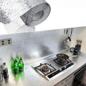 방수 시트지 알루미늄 접착식 싱크대 은박 주방용 주방