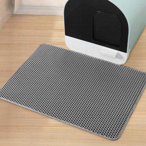 발판 고양이 매트 방수 이중 화장실 모래 벌집형