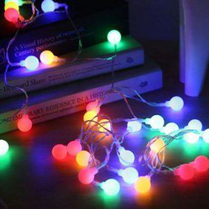 건전지형 앵두형 캠핑 스트링 크리스마스 전구 파티용 조명