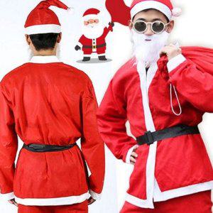 남녀공용 코스튬 산타복 의상 크리스마스 성탄절 성인