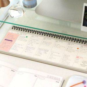 탁상 스케줄러 위클리 스탠딩 다이어리 스프링 주간 메모 데스크 만년형